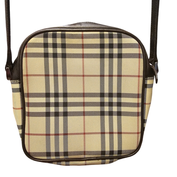 Burberry Plaid Crossbody Bag w/ COA - Picture 2 of 13